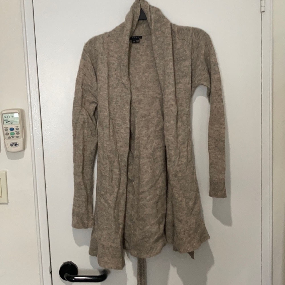 Theory Sweater-like. Rope-like waist tie. Size L/G